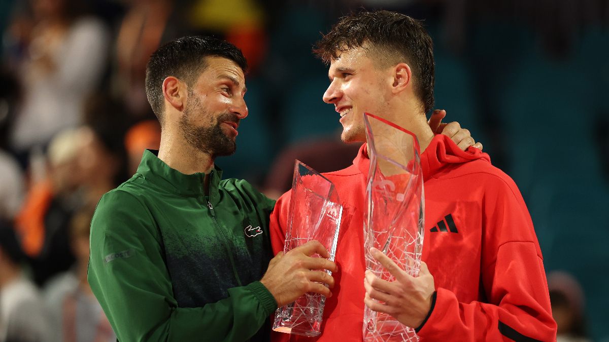 Teen Mensik Stuns Djokovic to Win First ATP Title in Miami