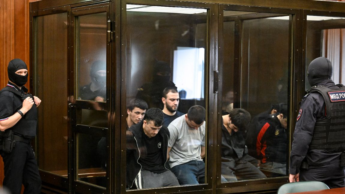 Moscow Concert Hall Attack Trial Begins for 19 Defendants