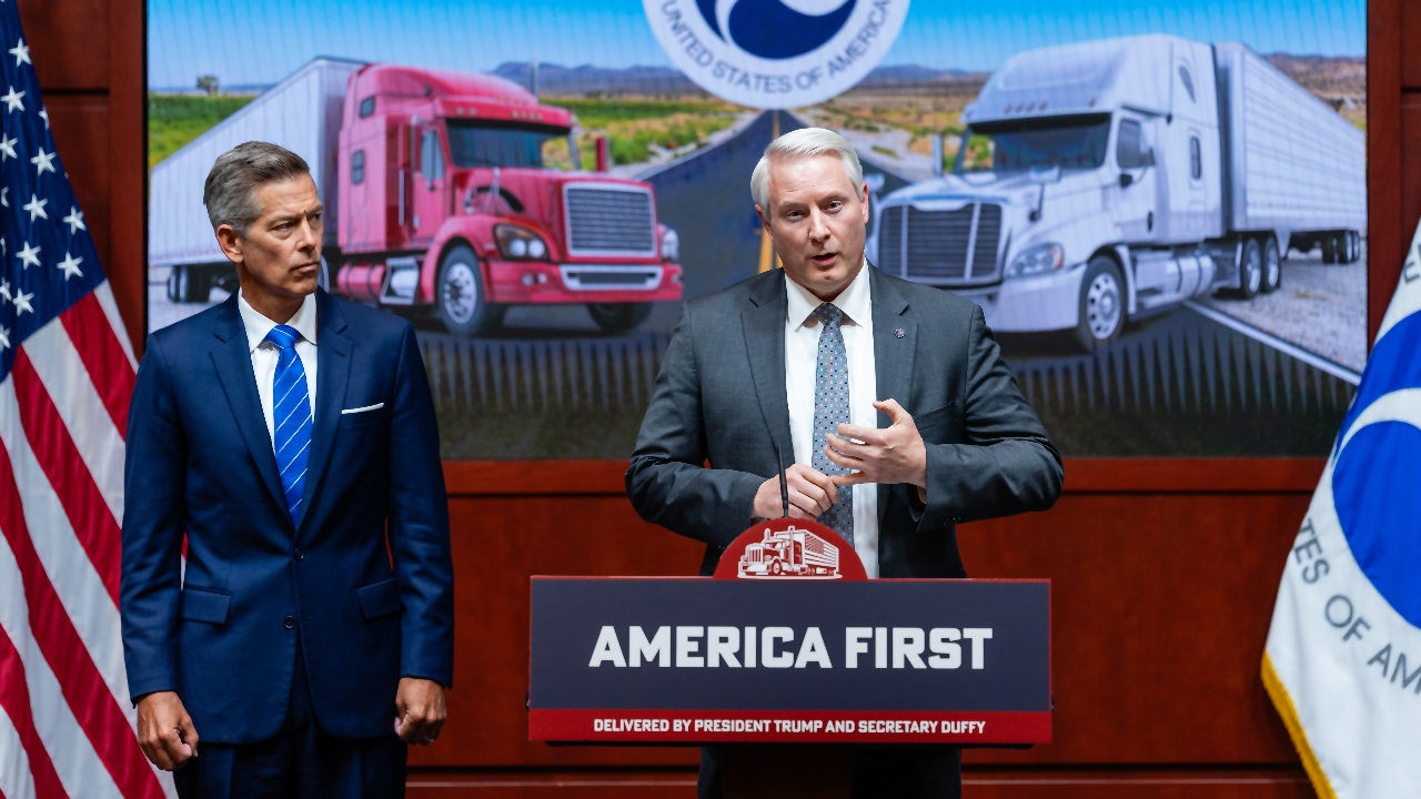 Three U.S. States Face Federal Funding Cuts Over Trucker English Rules