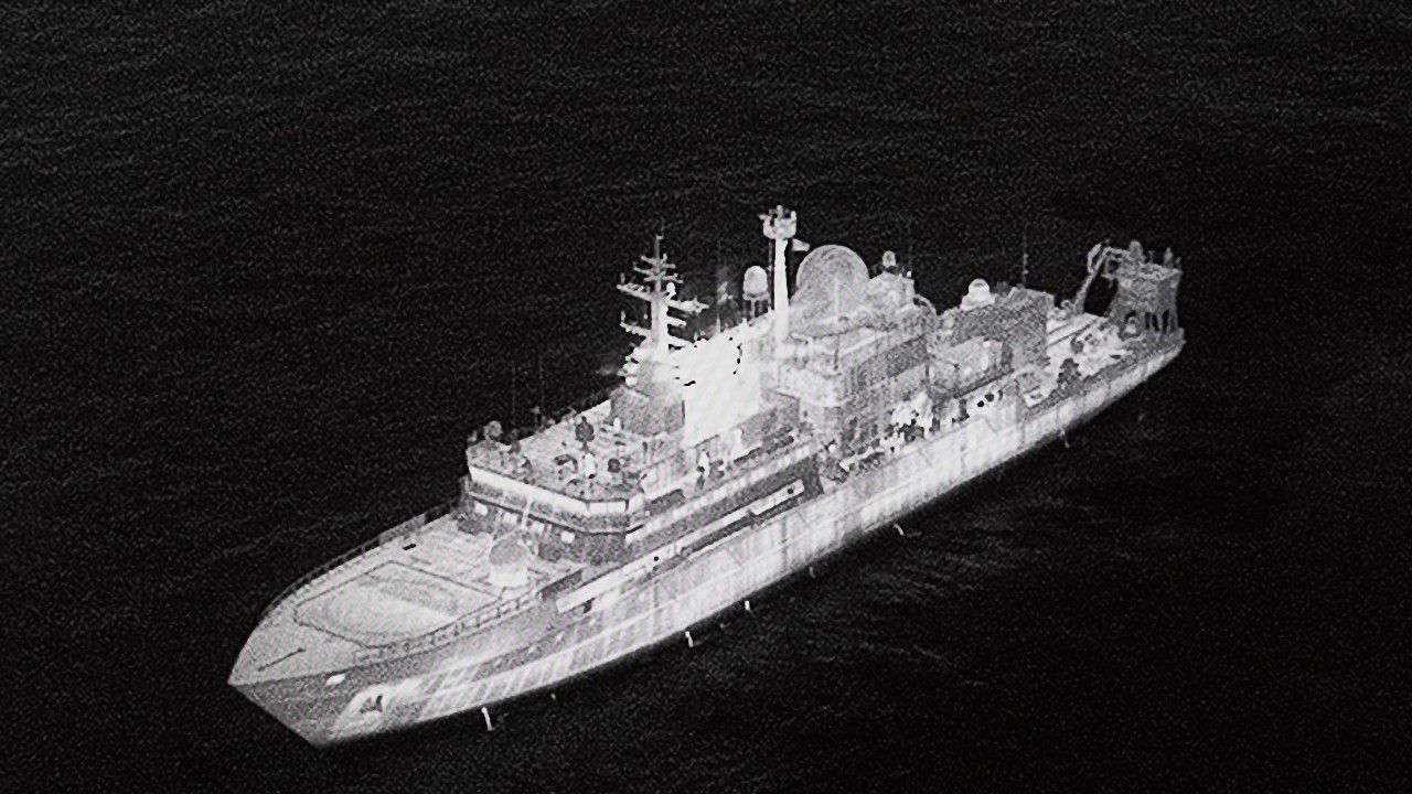 Russian Ship Allegedly Targets RAF Pilots with Lasers in UK Waters