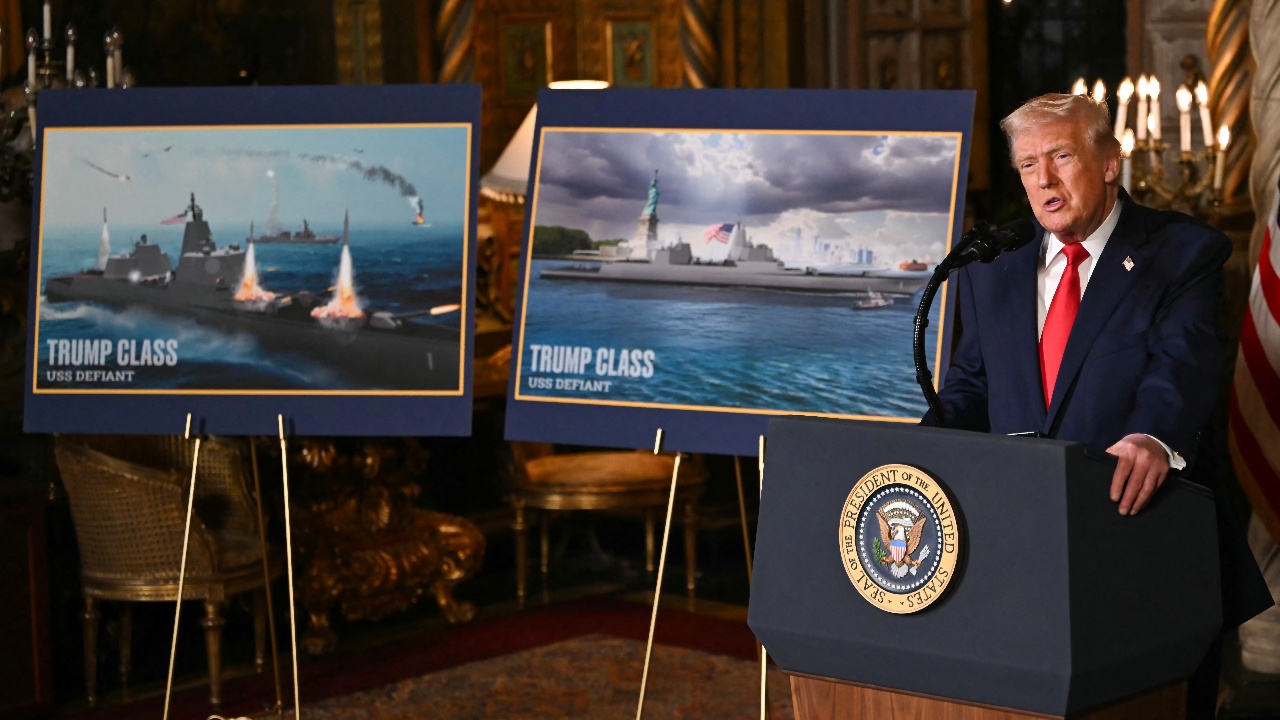 Trump Unveils New 'Trump Class' Fleet of Navy Battleships