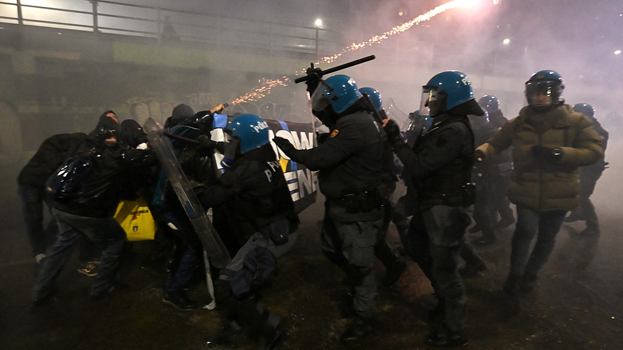 Italy: Six Anti-Winter Olympics Protesters Clash with Police