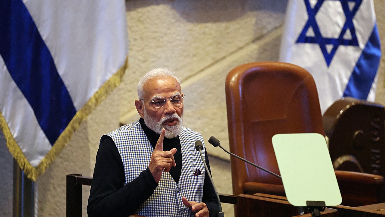 Modi Addresses Israeli Knesset, Receives Top Honor