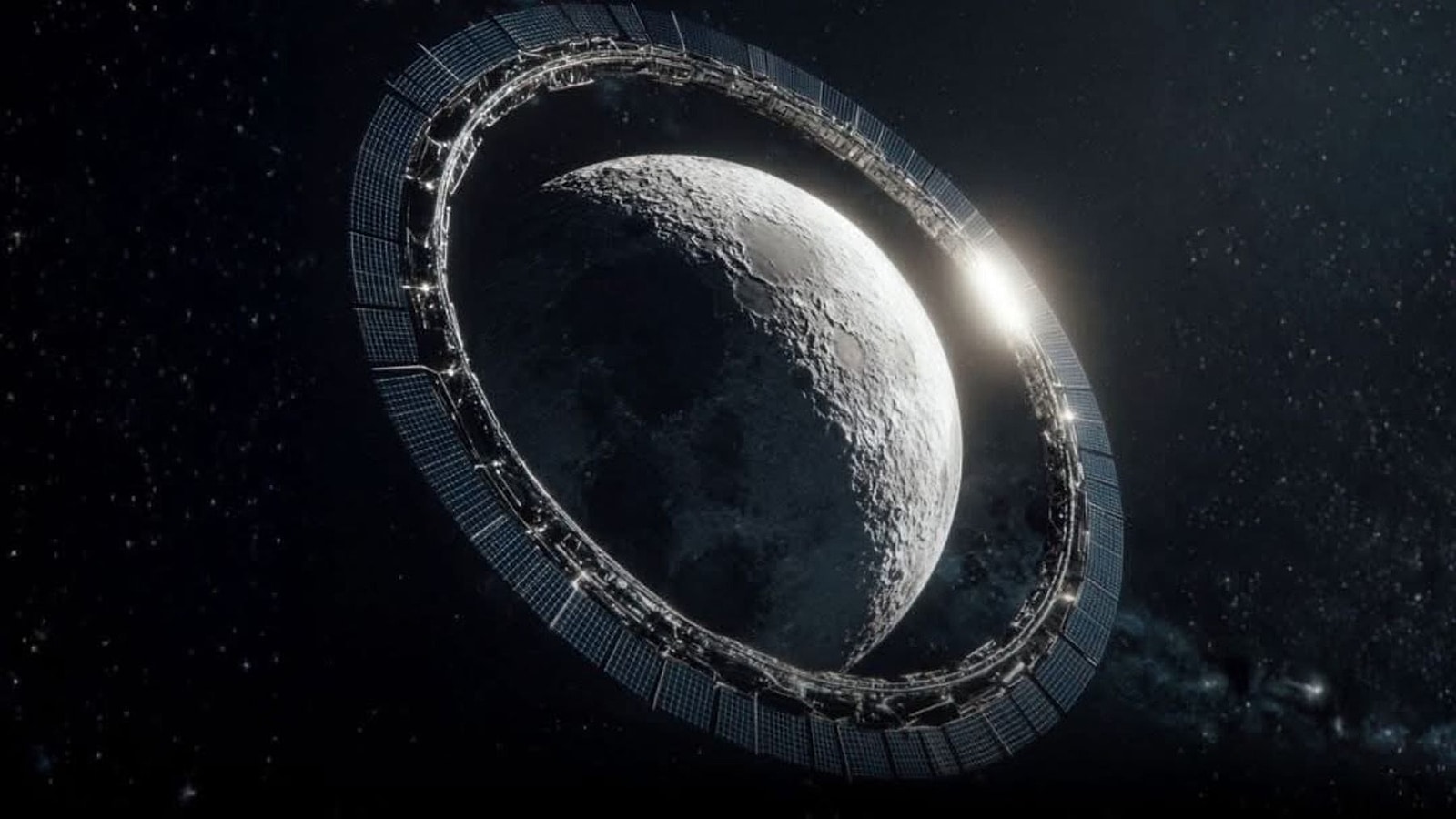 Japanese Firm Proposes 'Luna Ring' Moon-Based Solar Power System