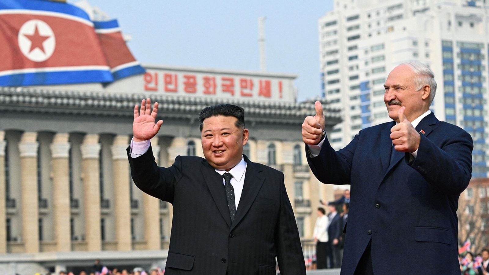 Lukashenko, Kim Sign Friendship Treaty in Pyongyang