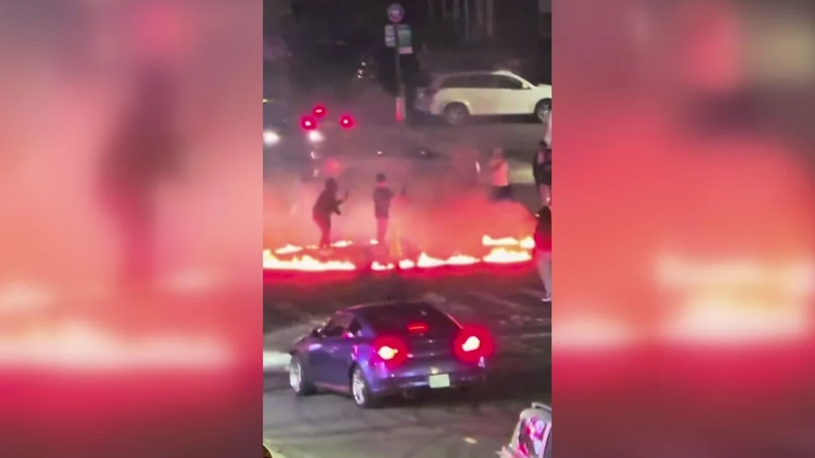 100+ Cars Stage Street Takeover in Queens