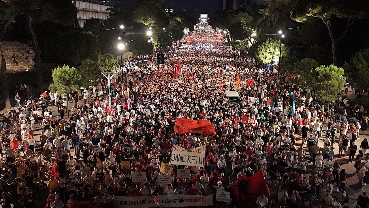 Albania Protests Linked to Kushner Resort Grow to Largest Yet