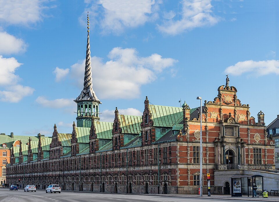 Fire Engulfs Copenhagen's Old Stock Exchange