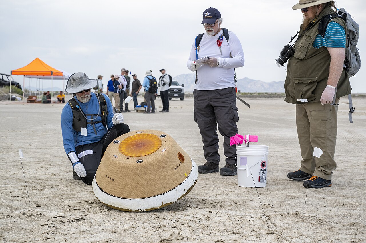 Asteroid Chunk Collected by NASA After Desert Landing
