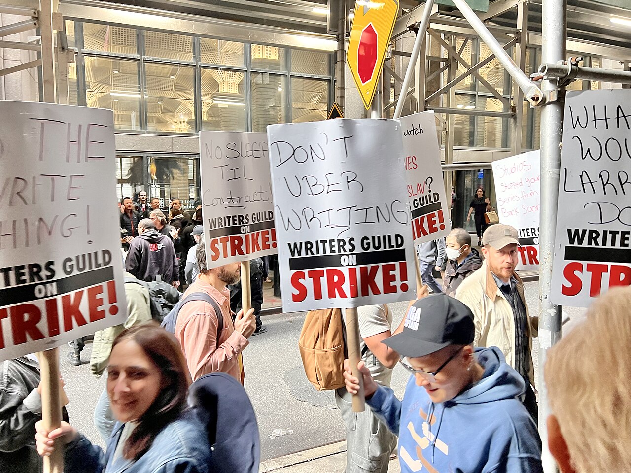 Hollywood Strikers Accuse NBCUniversal of Blocking Picket Area