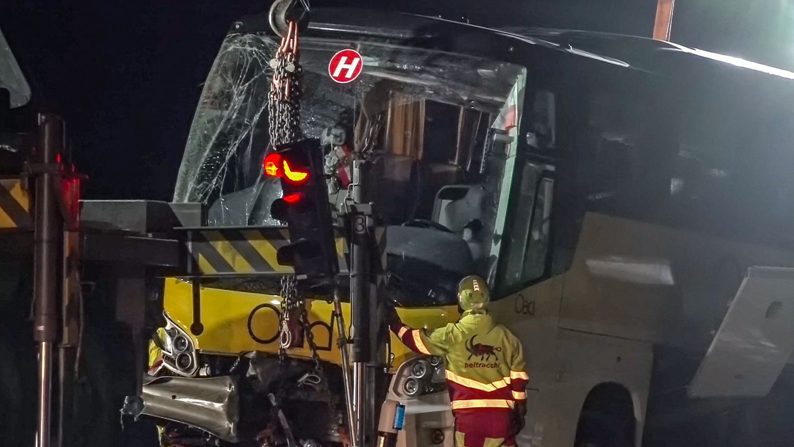 Dutch Tour Bus Crash in Swiss Alps Kills 5, Injures 40