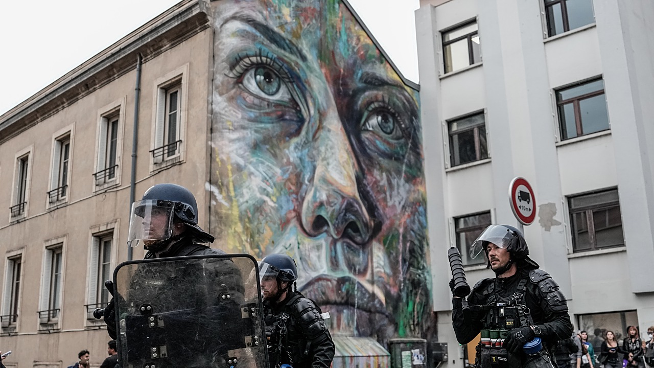 France Protests: High School Classes Canceled, Stun Grenade Use Halted