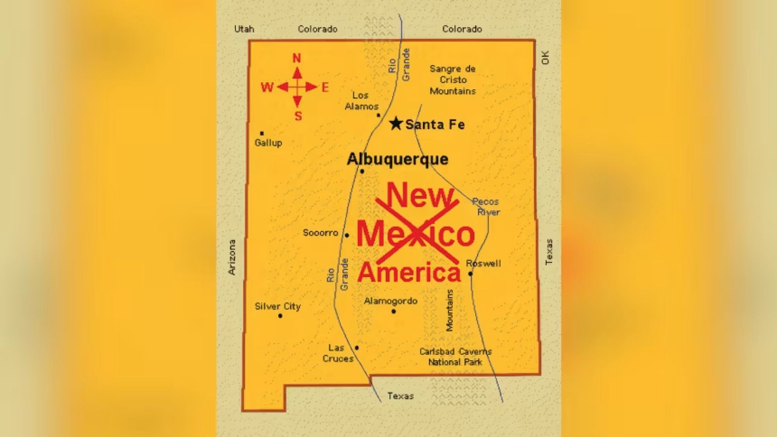 Trump Urges New Mexico to Rename Itself 'New America'